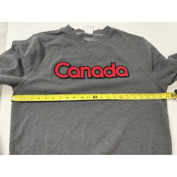 Team Canada Sweatshirt 2010 Winter Olympics Vancouver Gray Crewneck Adults Large - Picture 3 of 9